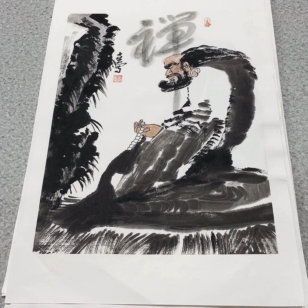 国画1.4平尺国画作品