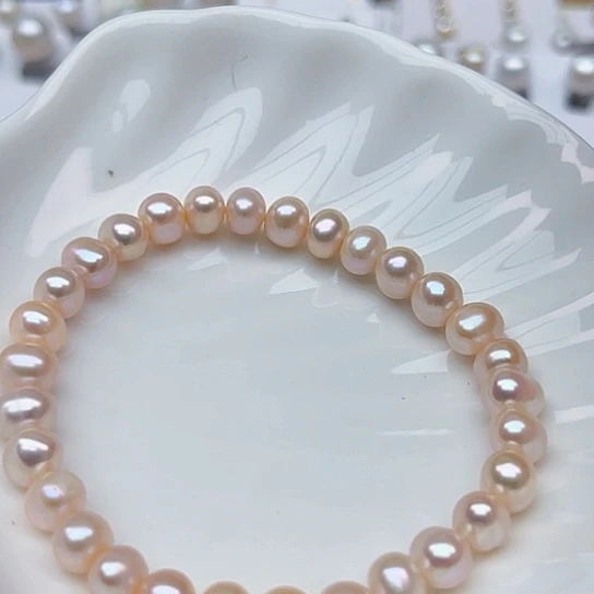 淡水珍珠手链未镶嵌