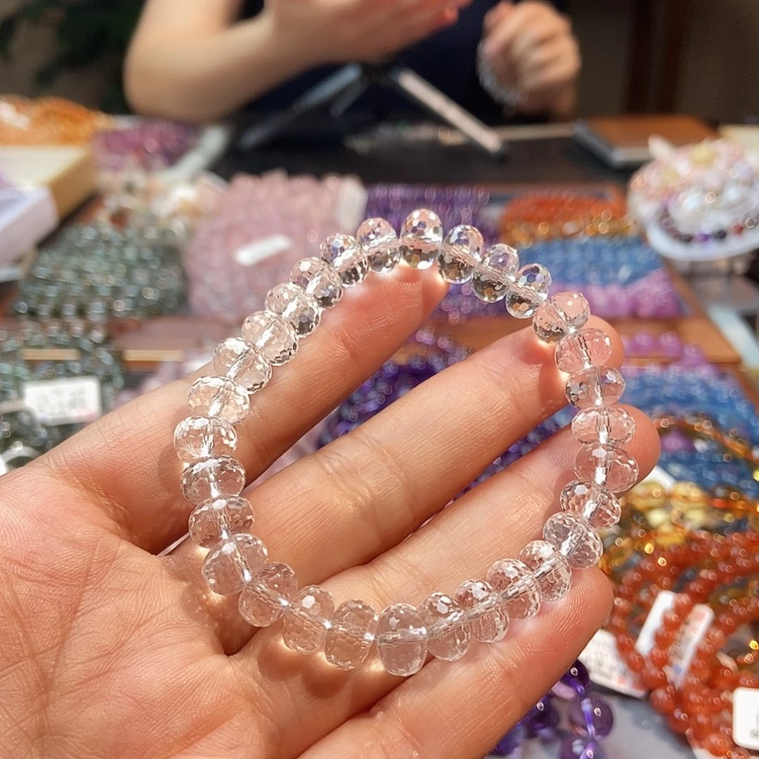 水晶手链未镶嵌水晶手串9毫米