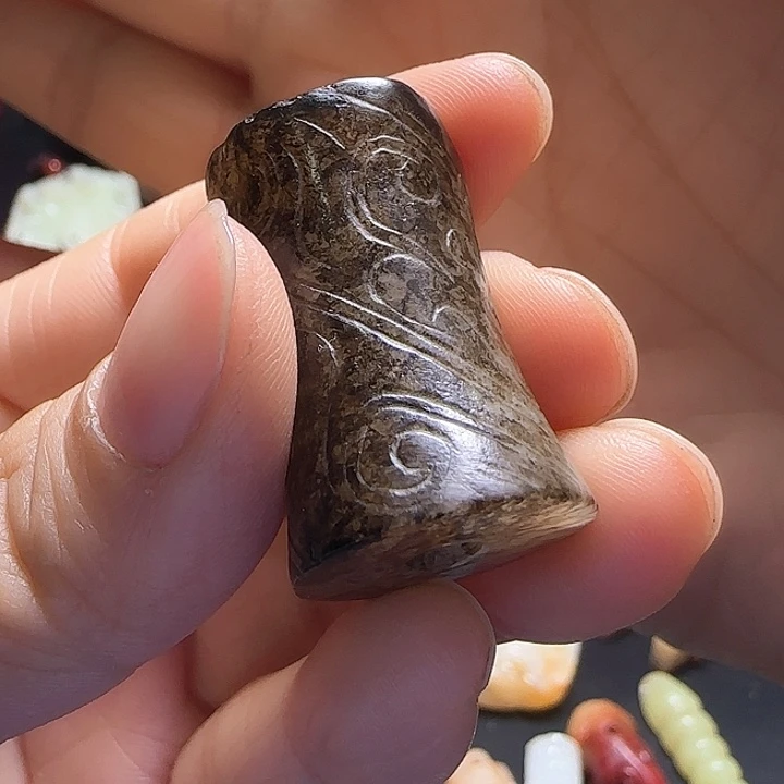 和田玉车挂未镶嵌