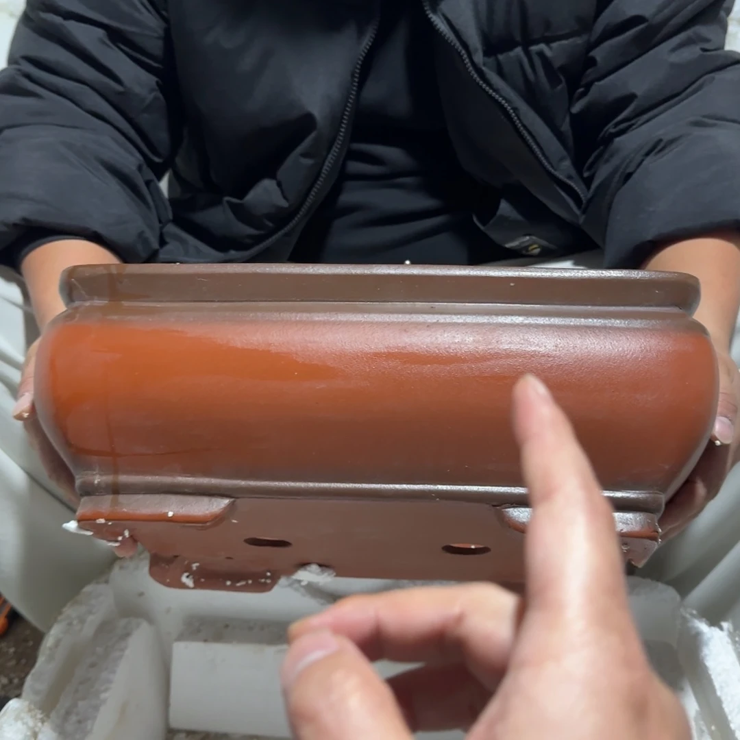 花盆紫砂口径32 23高度12厘米