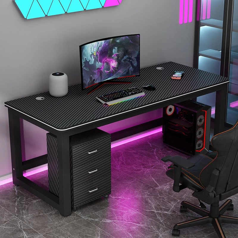 2025新款电竞桌全套电脑桌椅组合家用出租房卧室双人桌大号游戏桌