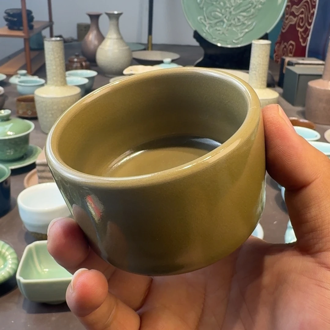 ****5龙泉青瓷茶具微瑕