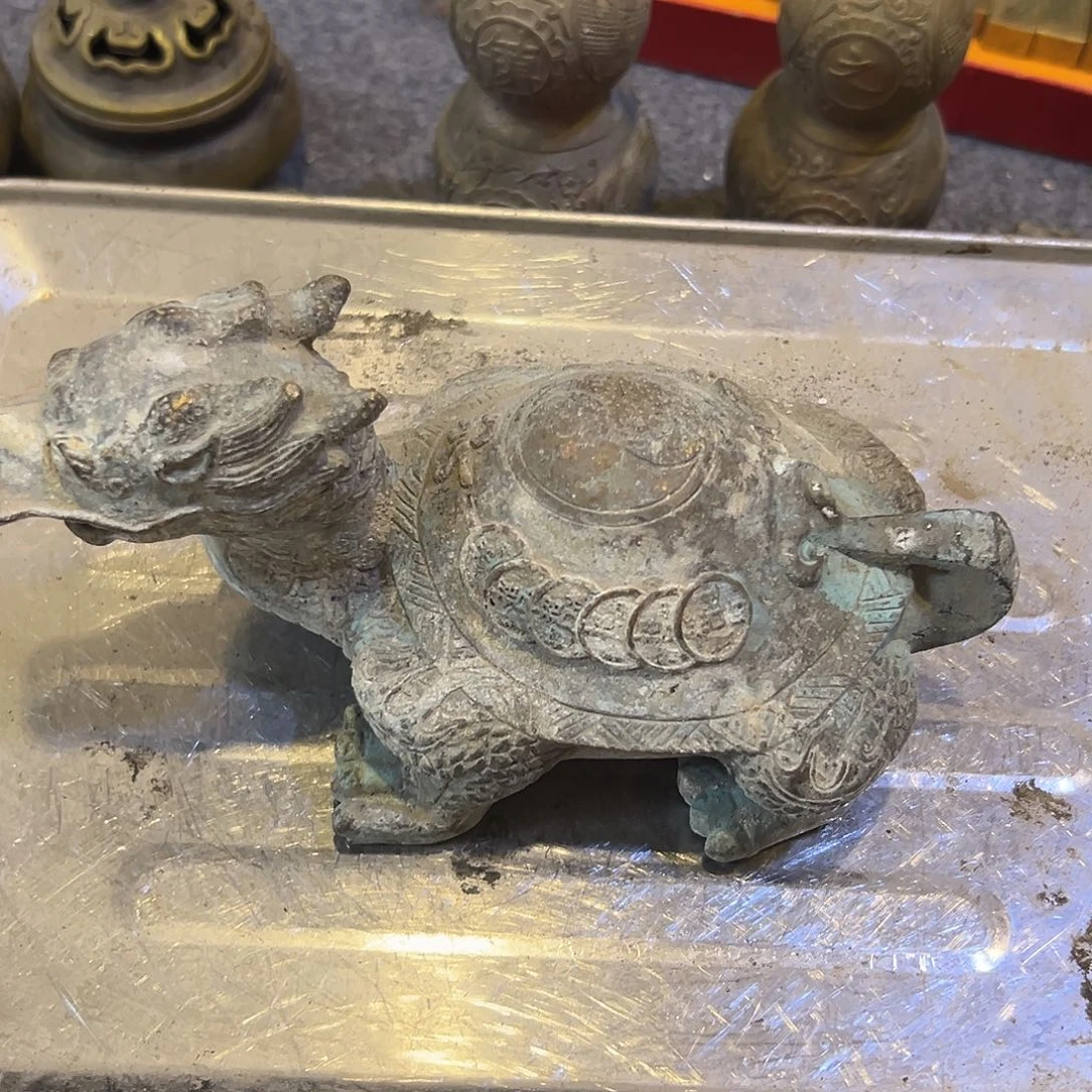 黄铜摆件工艺品，?***变