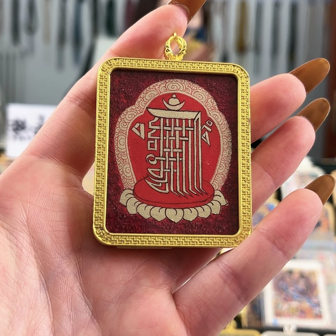 吊坠十相自在纯手绘放漏