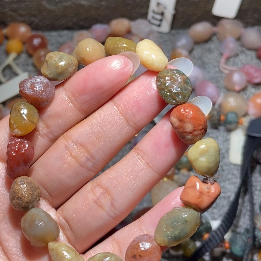 未镶嵌玛瑙/玉髓珠宝半成品