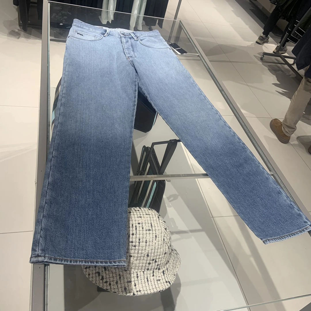 全新未使用 GIORGIO ARMANI/阿玛尼 男士休闲裤EA牛仔裤水洗