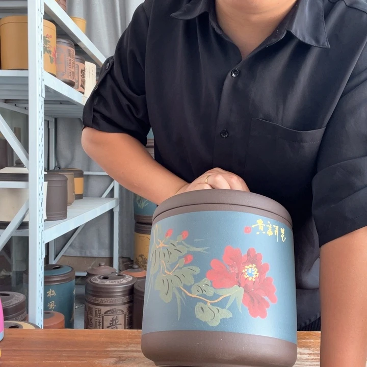 紫砂茶叶罐茶叶罐