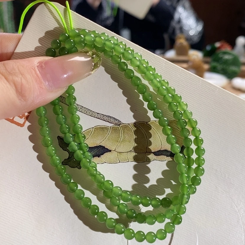 【闪购商品】和田玉项链4mm未镶嵌