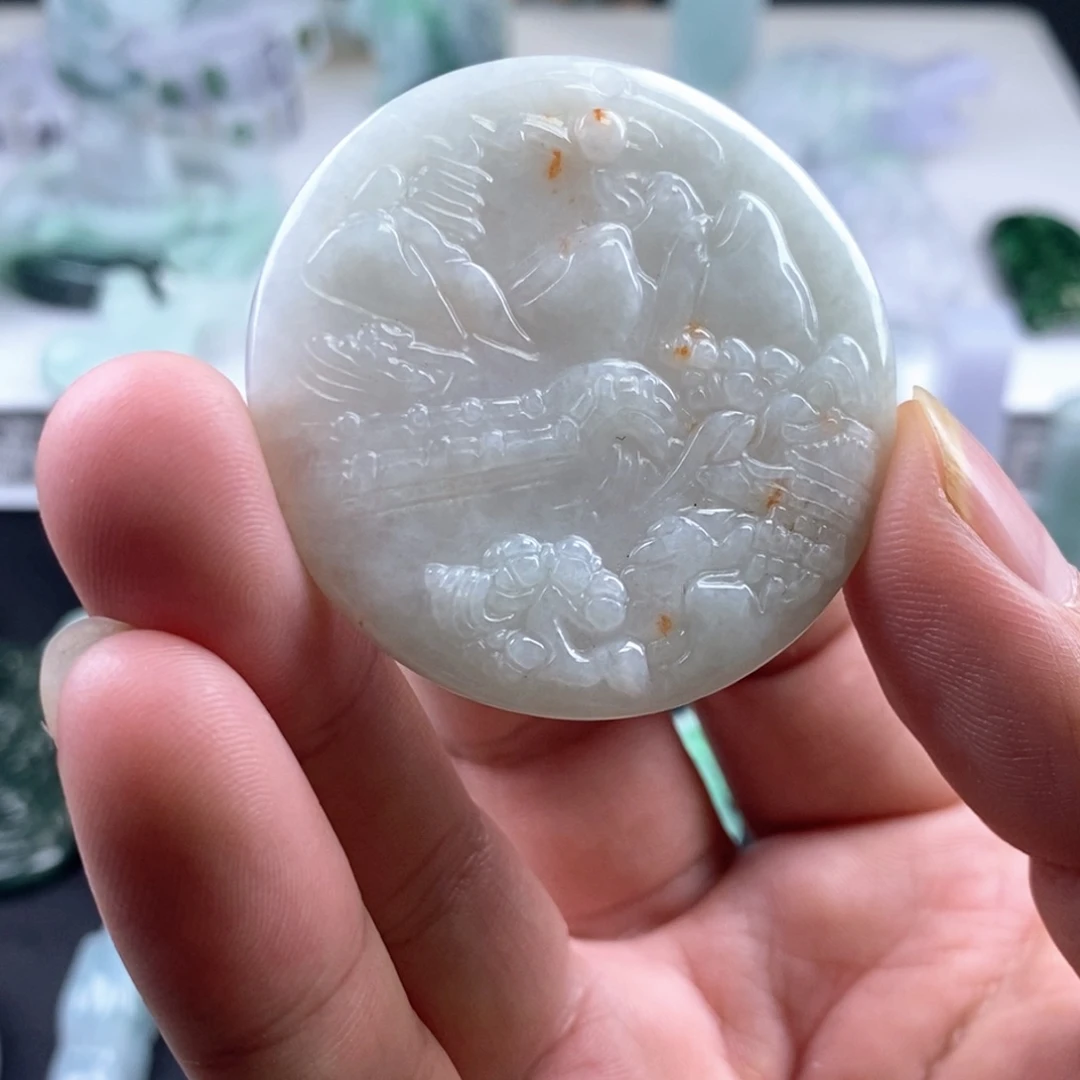 翡翠未镶嵌颈饰天然翡翠