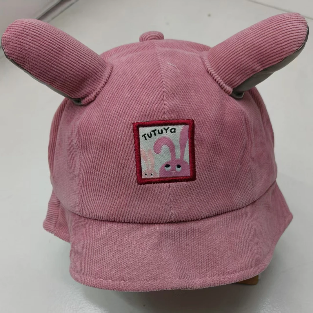 菲恬家口水巾（双兔标盆帽）