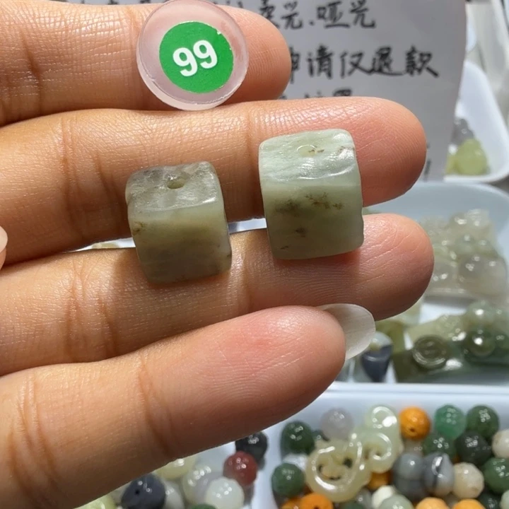 未镶嵌和田玉珠宝半成品