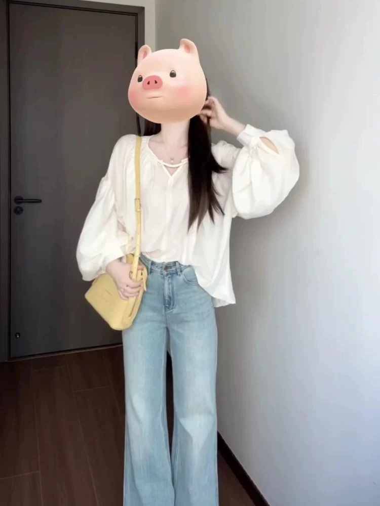 1500/欧～100%粘胶冰感垂坠宽松阔形休闲衬衫