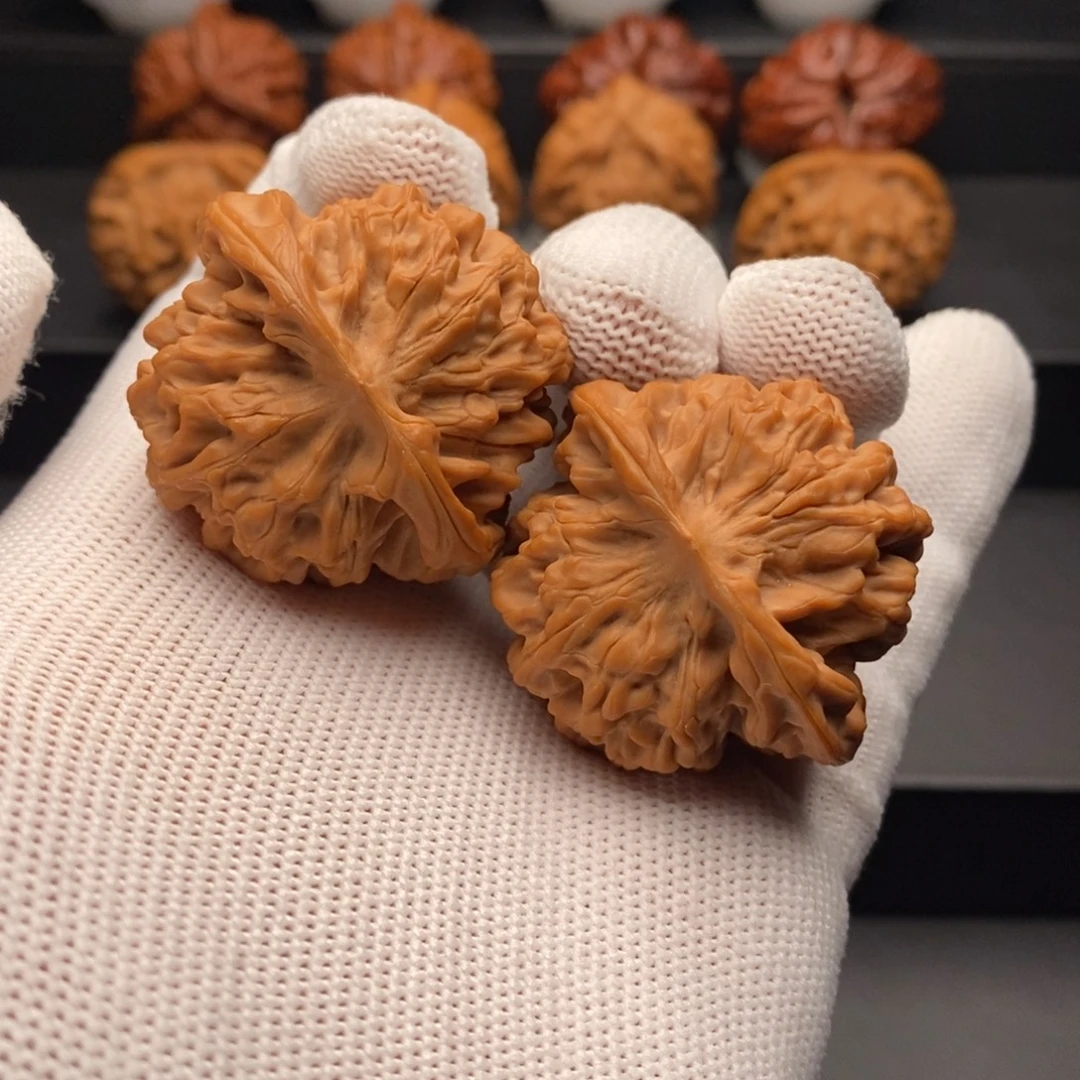 把件文玩核桃40尺全品秦闷