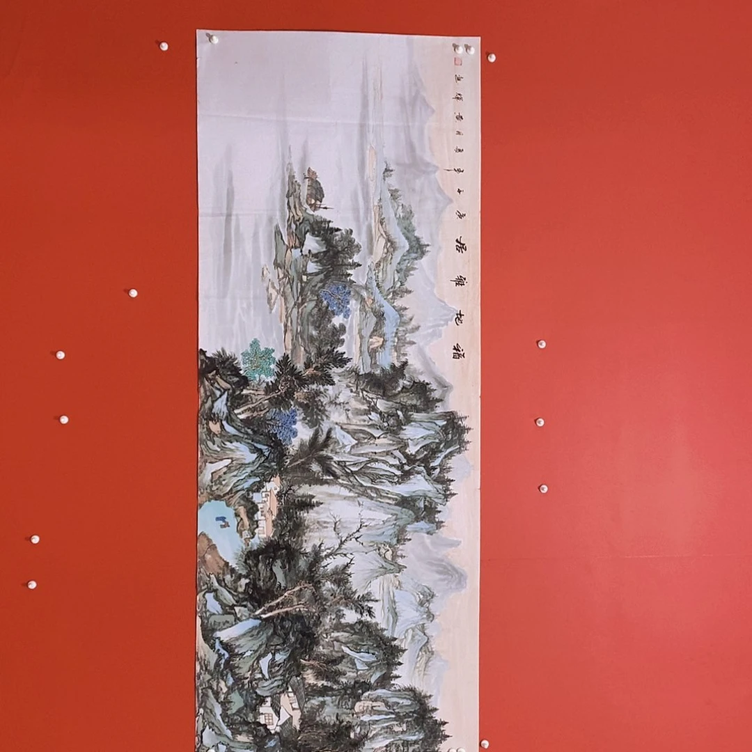 国画山水花鸟国画作品