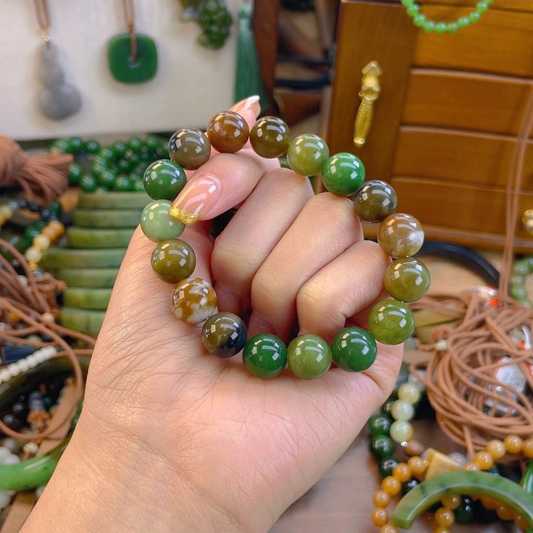 和田玉未镶嵌手链