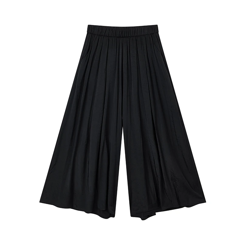 【达人专属】松紧腰百搭裙裤W6727