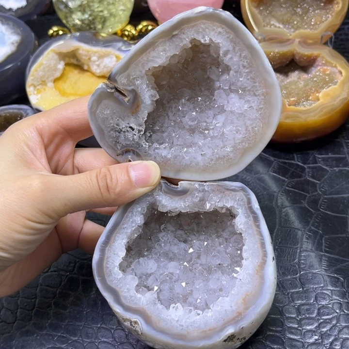 未镶嵌发饰水晶白晶盆