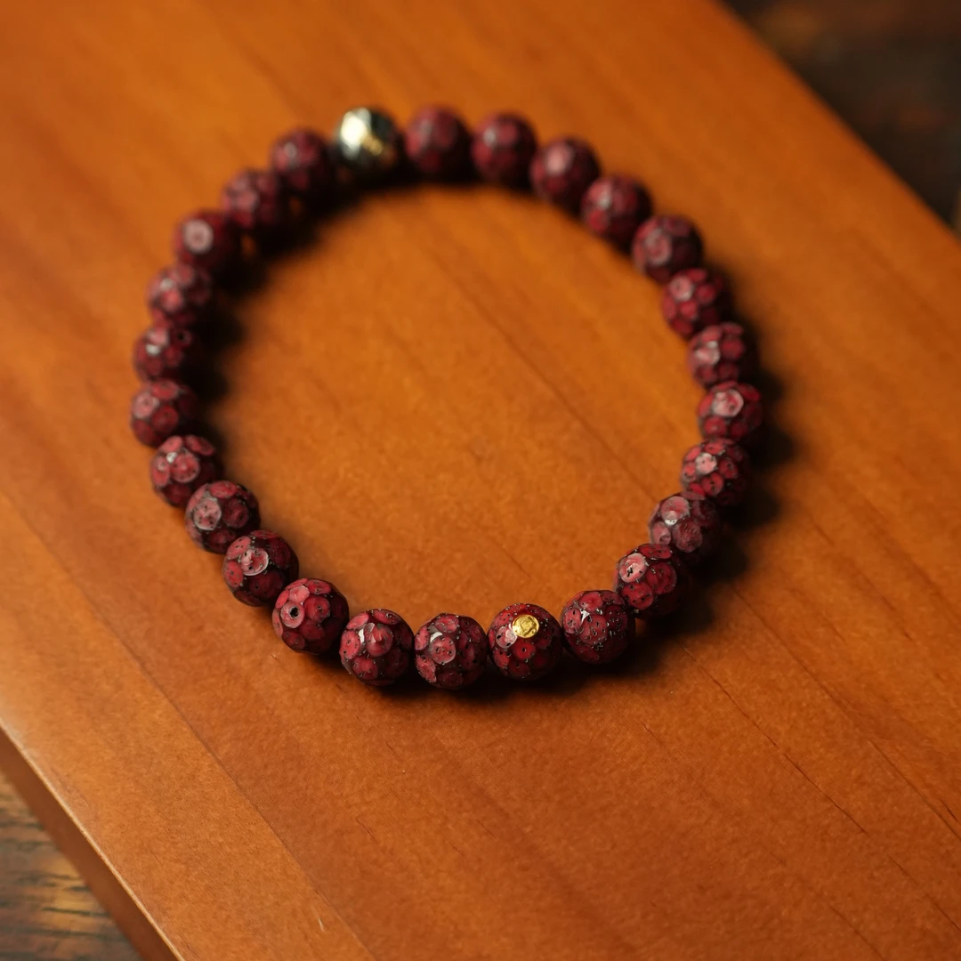 酸儿文玩·丹砂供星月无相卡9手串（多样性发货）