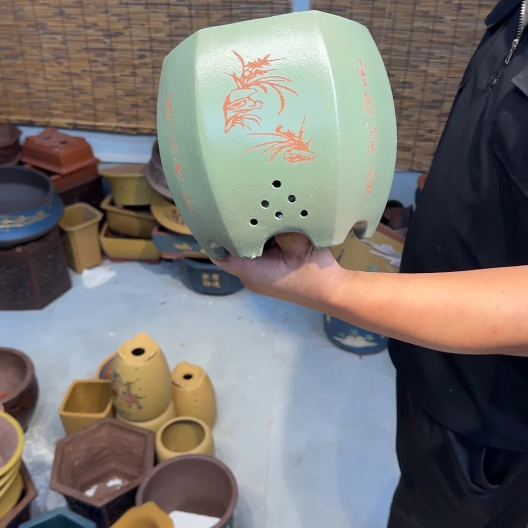 紫砂花盆口径15.20口径