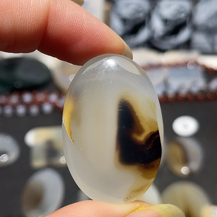 玛瑙/玉髓未镶嵌吊坠(不含链)