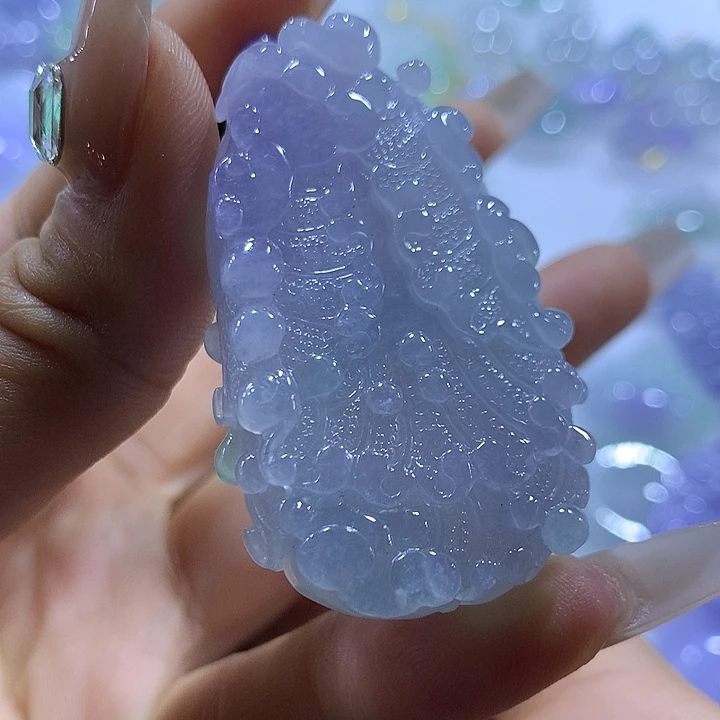 翡翠未镶嵌颈饰天然翡翠A货吊坠