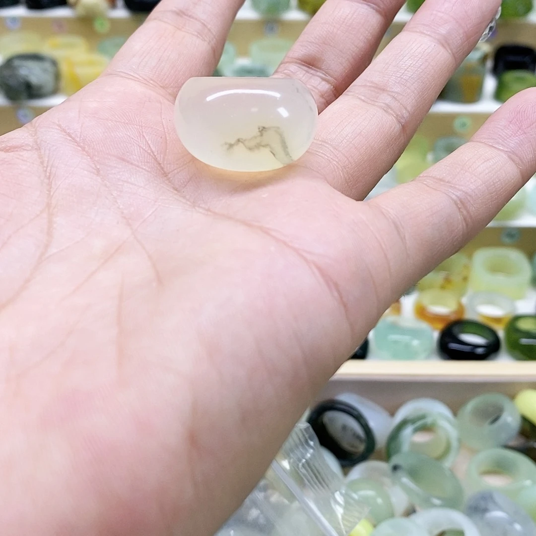 岫玉戒指未镶嵌?***?戒指