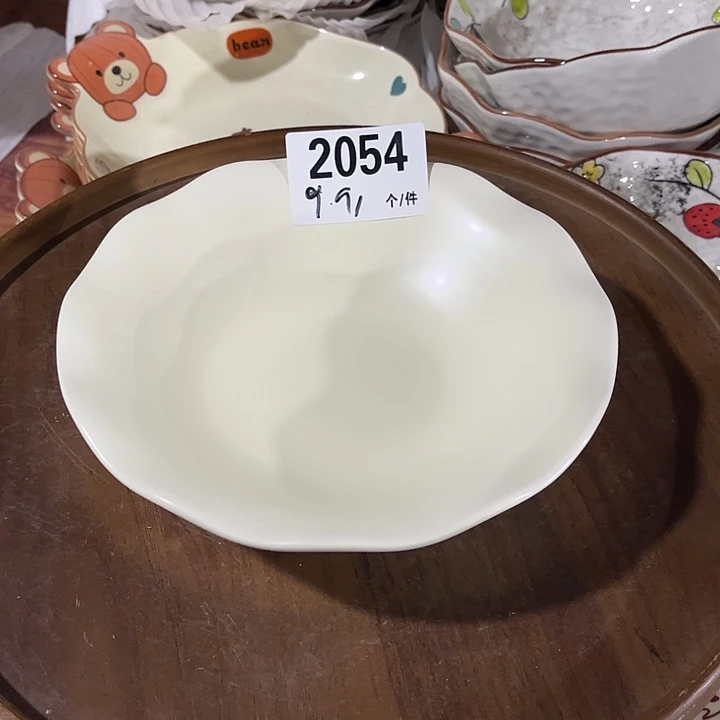瓷微瑕外贸餐具2054