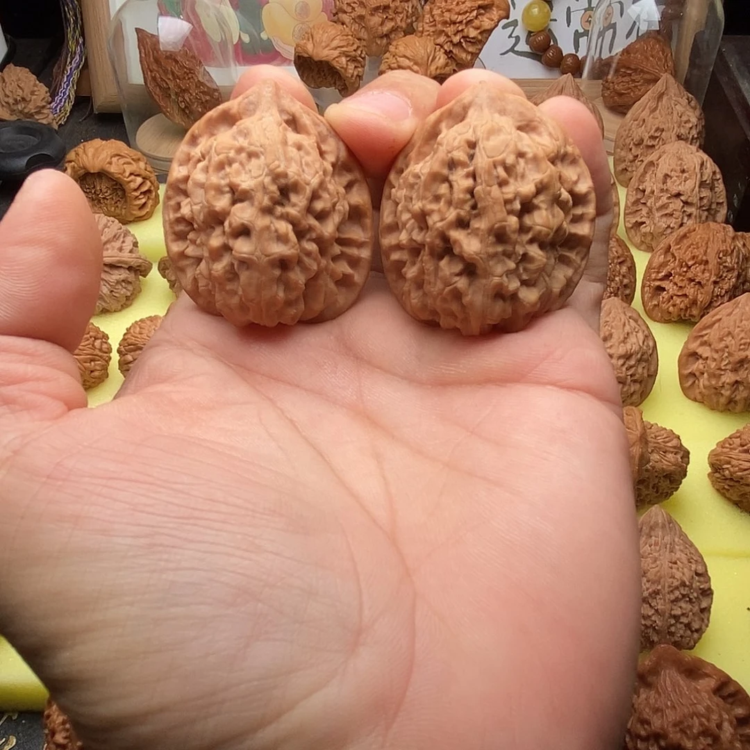 把件文玩核桃官帽39漏