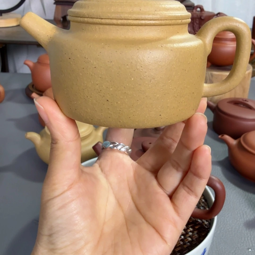 紫砂茶壶ㅤ*紫砂壶180cc墨绿泥