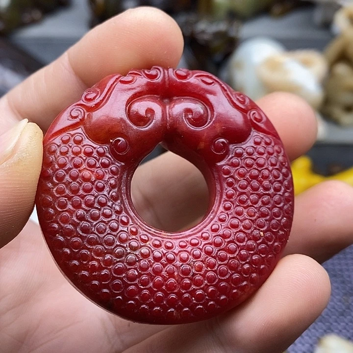 未镶嵌蛇纹石玉颈饰