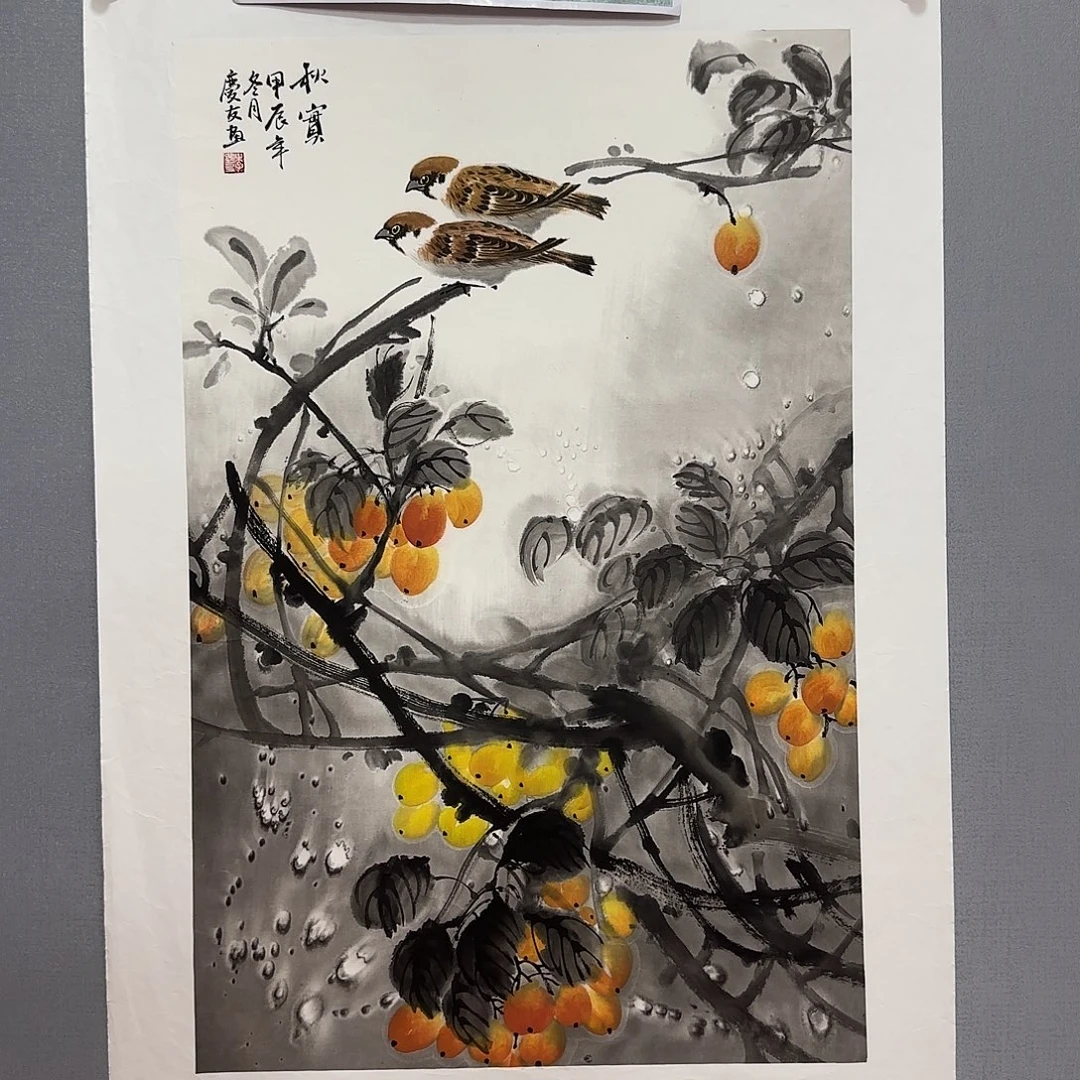 国画真人手绘国画精品