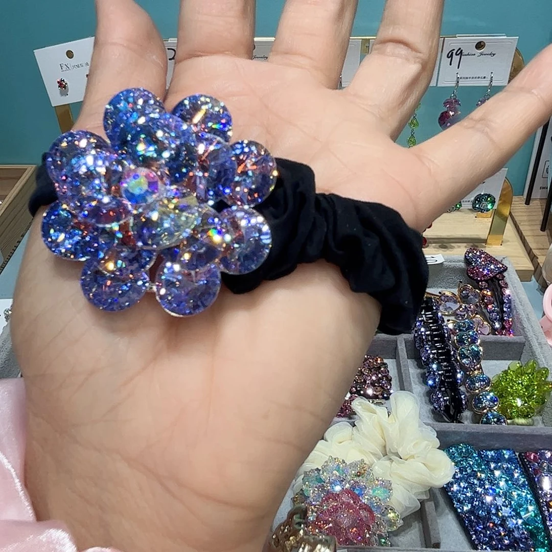 布艺铁合金耳钉在