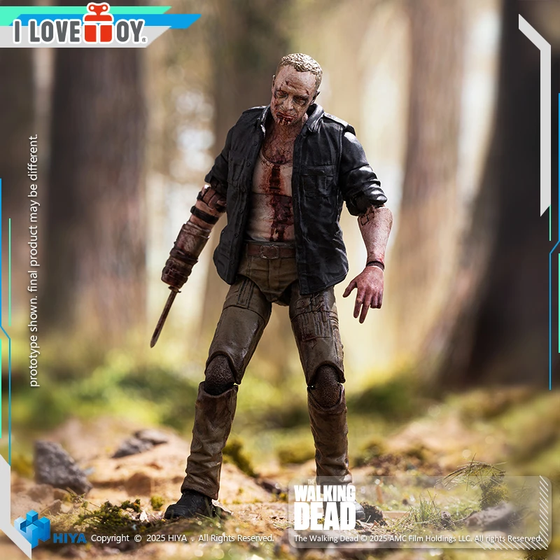 [预售] HIYA 极致迷你 行尸走肉 莫尔 行尸形态 超可动人偶手办