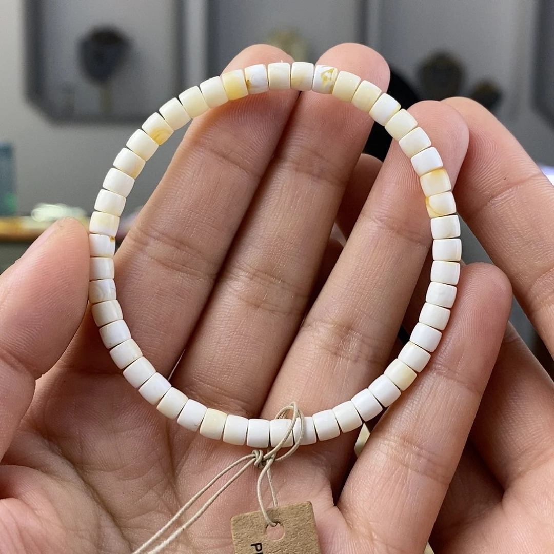 琥珀珠宝奇石未镶嵌蜜蜡手串4.5