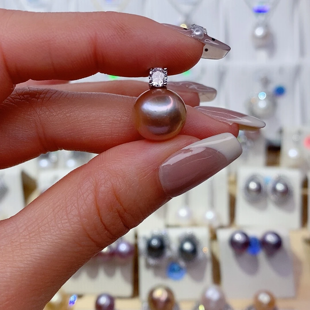 未镶嵌淡水珍珠吊坠(赠链)