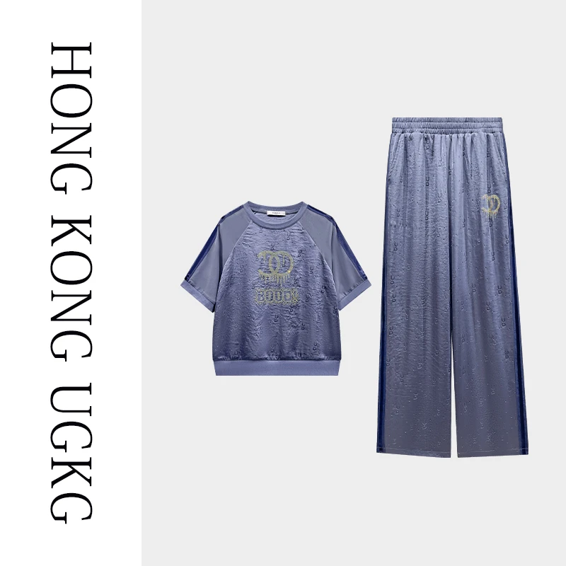 香港UG&KG-人影绰绰休闲两件套-73252ZH108