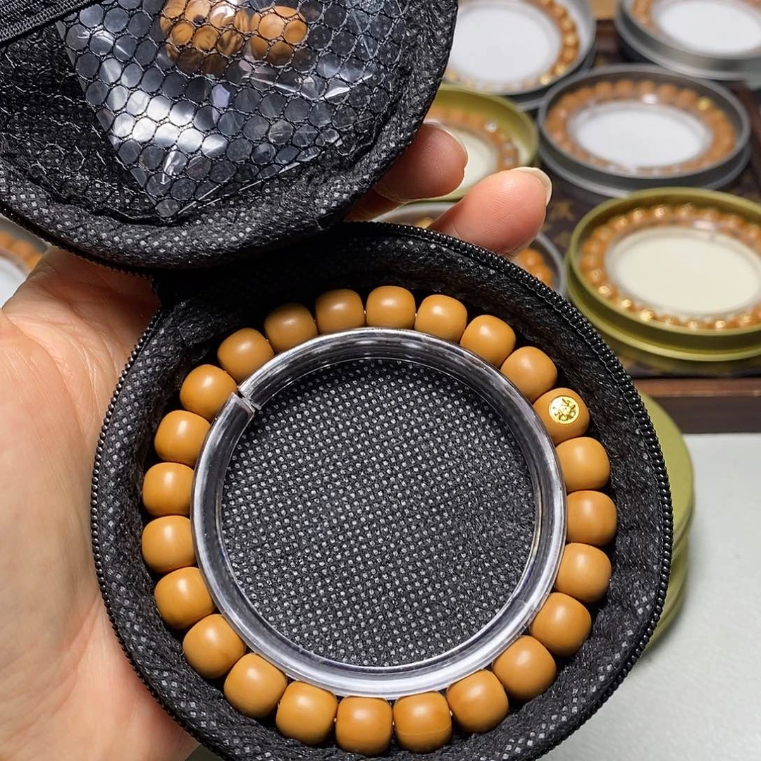 猴头核桃手串349号93左右18K手工柔光老型全品