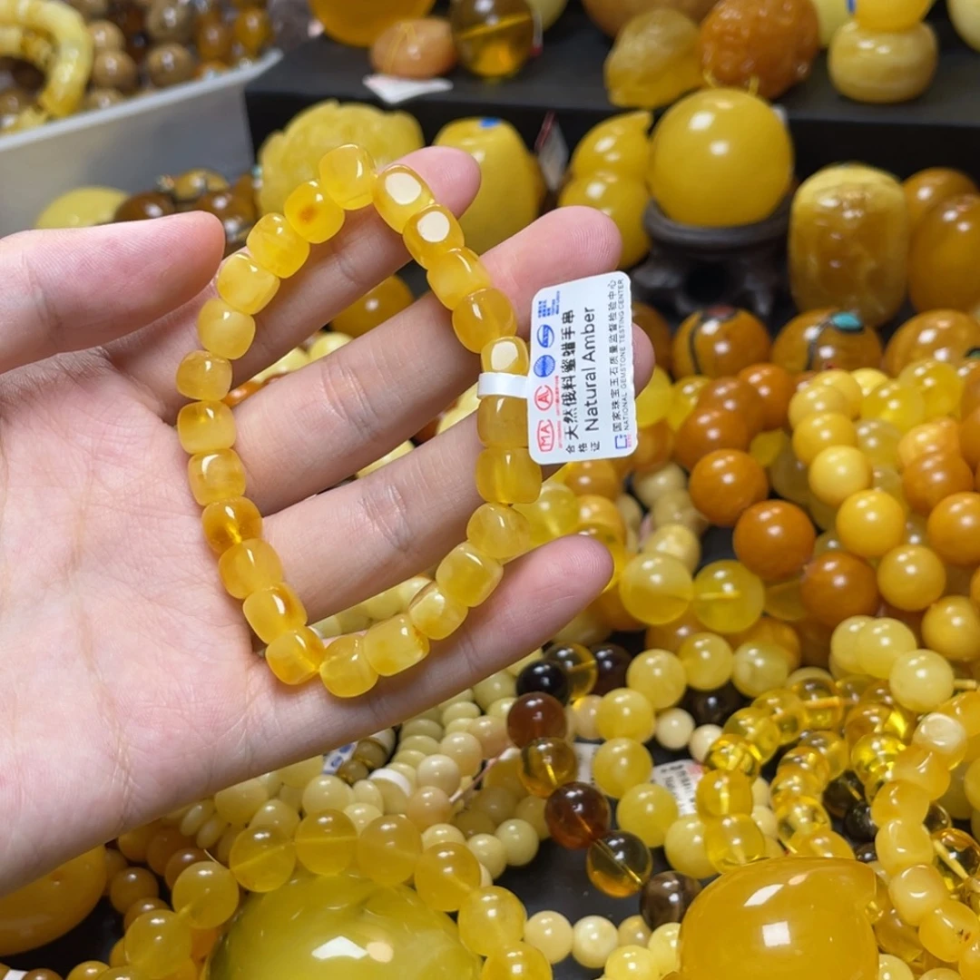 琥珀未镶嵌珠宝奇石