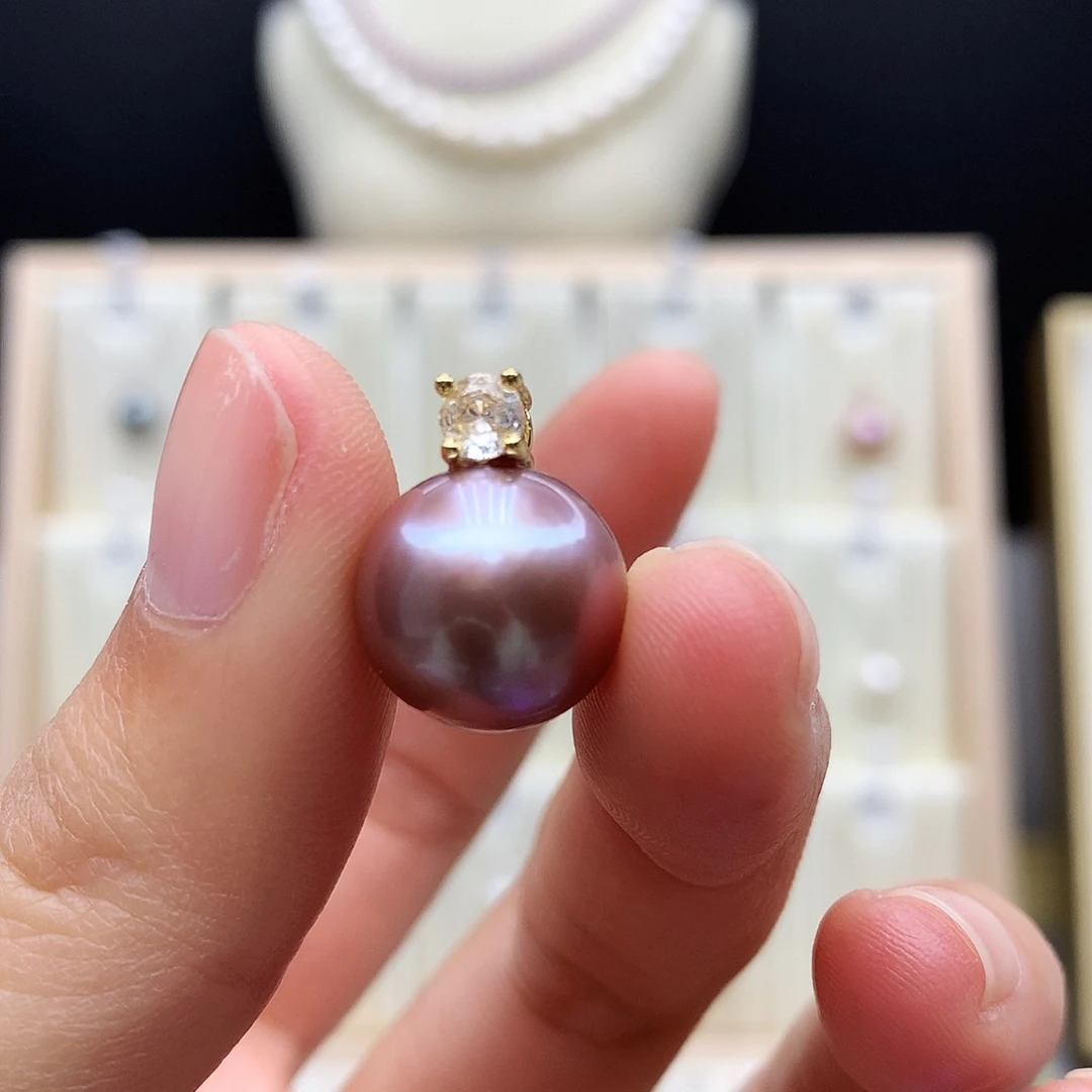 淡水珍珠颈饰合金