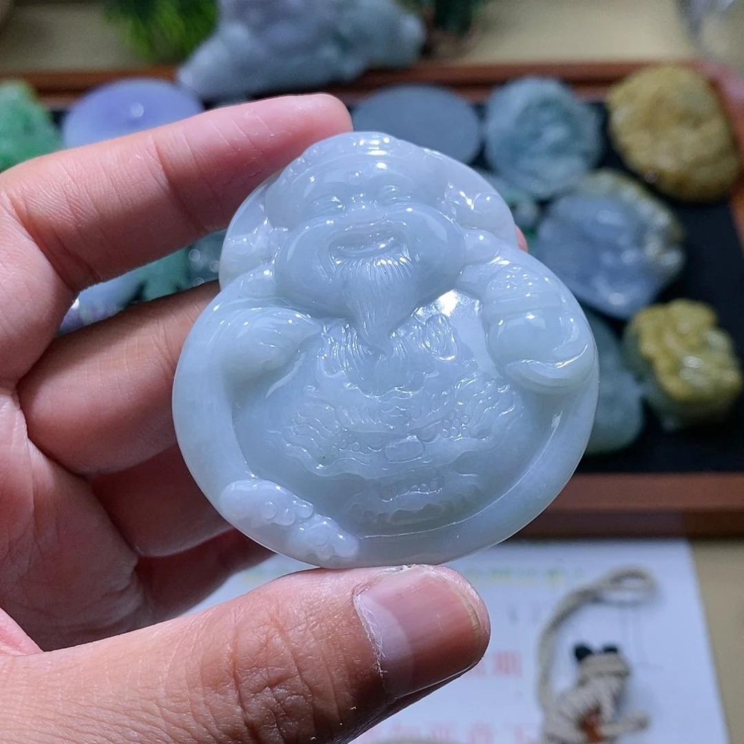 【闪购商品】翡翠颈饰未镶嵌财神