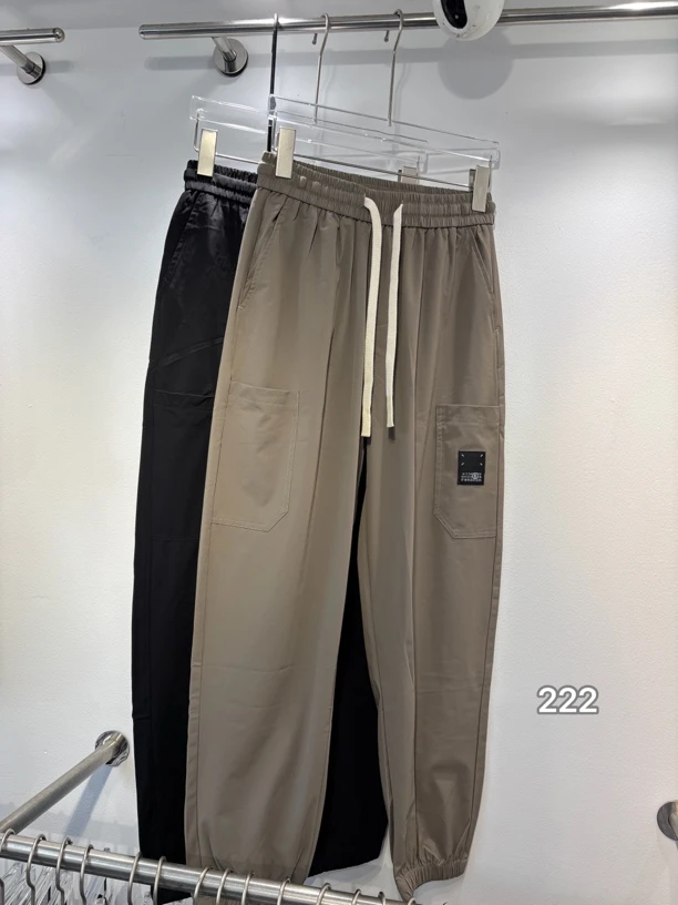 222夏季男士透气宽松百搭直筒休闲裤