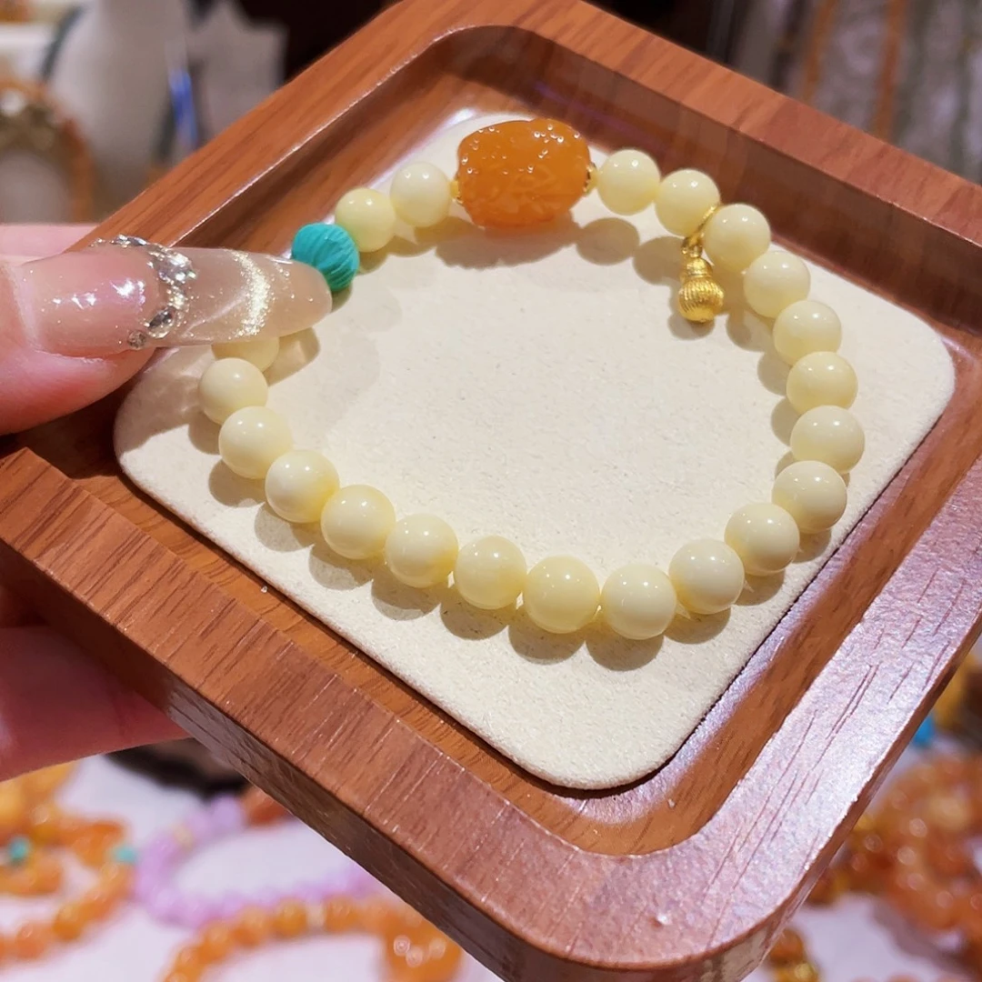 蜜蜡未镶嵌手串手串
