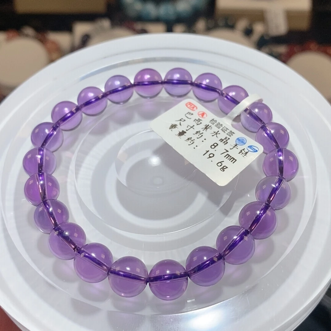 水晶手链未镶嵌F紫水晶8.7