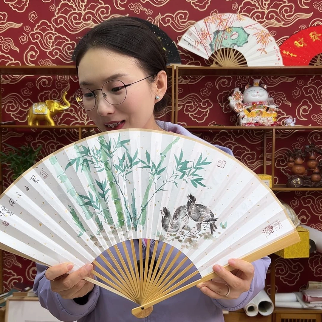 书法书法 95寸玉竹 手写手绘 默认粘好