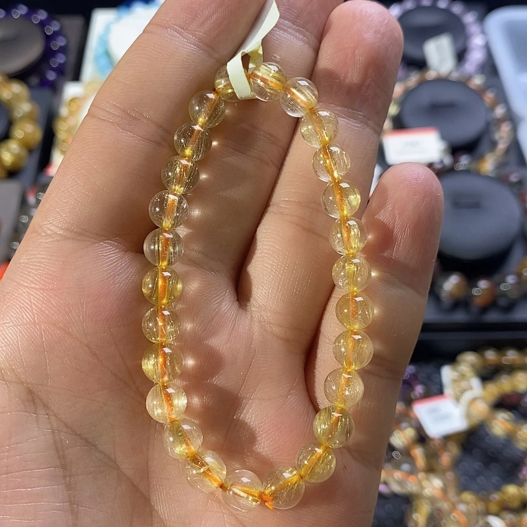 未镶嵌手链水晶金发晶