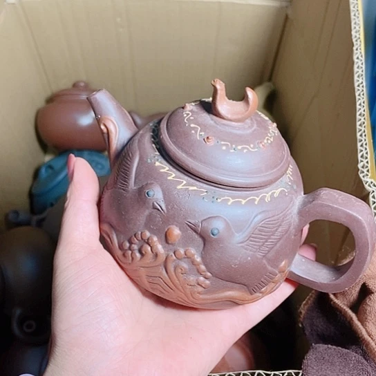 茶壶紫砂宜兴紫砂全手工制作工艺品福利回馈