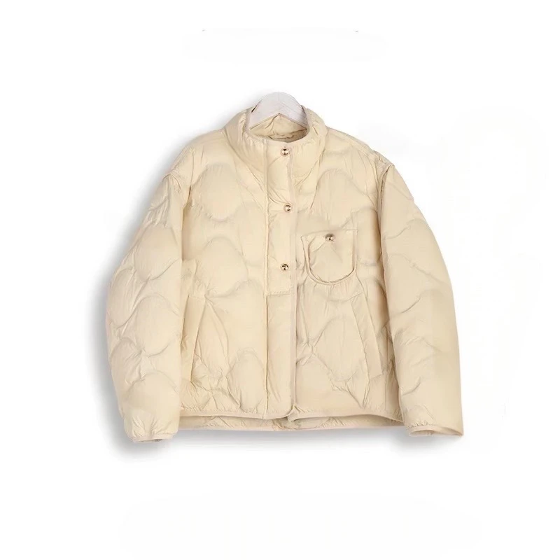 25新款5.0泡芙升级面料立领羽绒服
