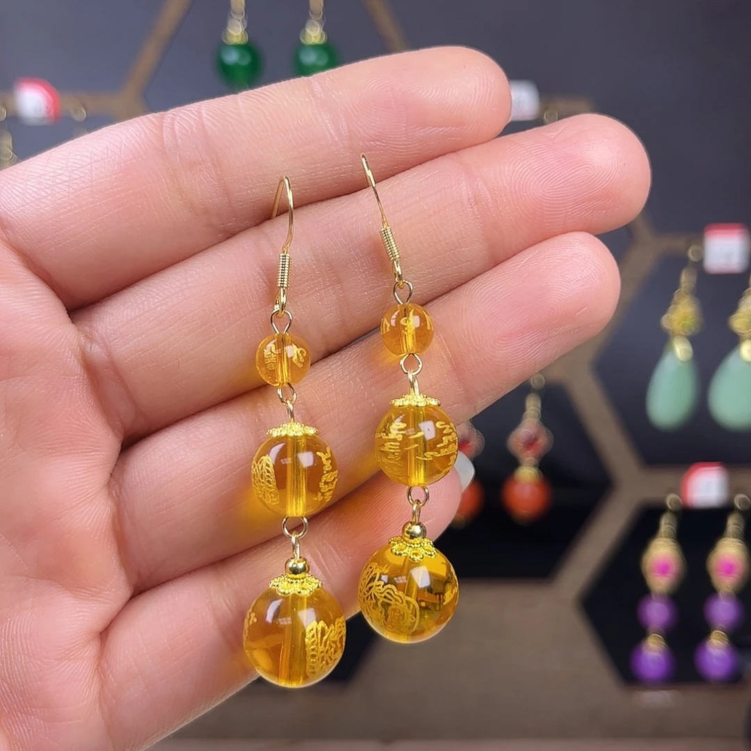 锆石合金925银耳饰