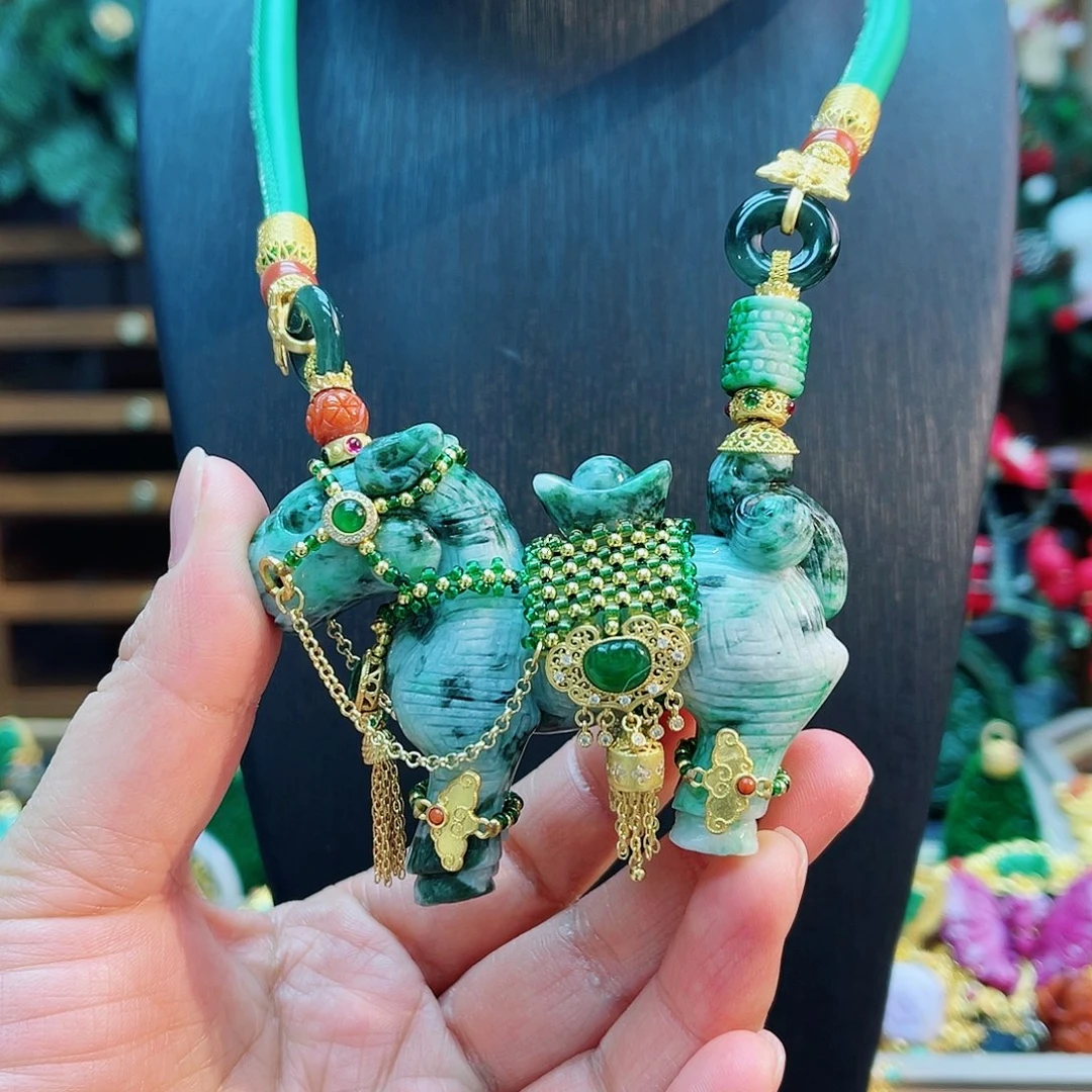 颈饰合金翡翠48小时鉴赏期